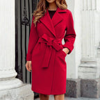 Casaco de inverno feminino colorido estilo marcante para dias frios