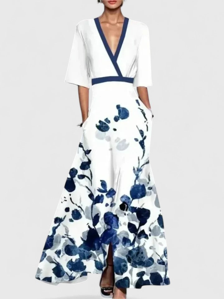 Vestido maxi feminino longo elegante disponível em várias cores