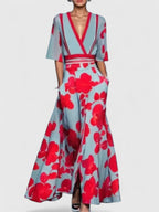 Vestido maxi feminino longo elegante disponível em várias cores