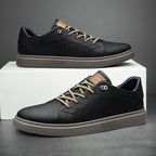 Tênis masculino casual confortável com sola almofadada e design neutro