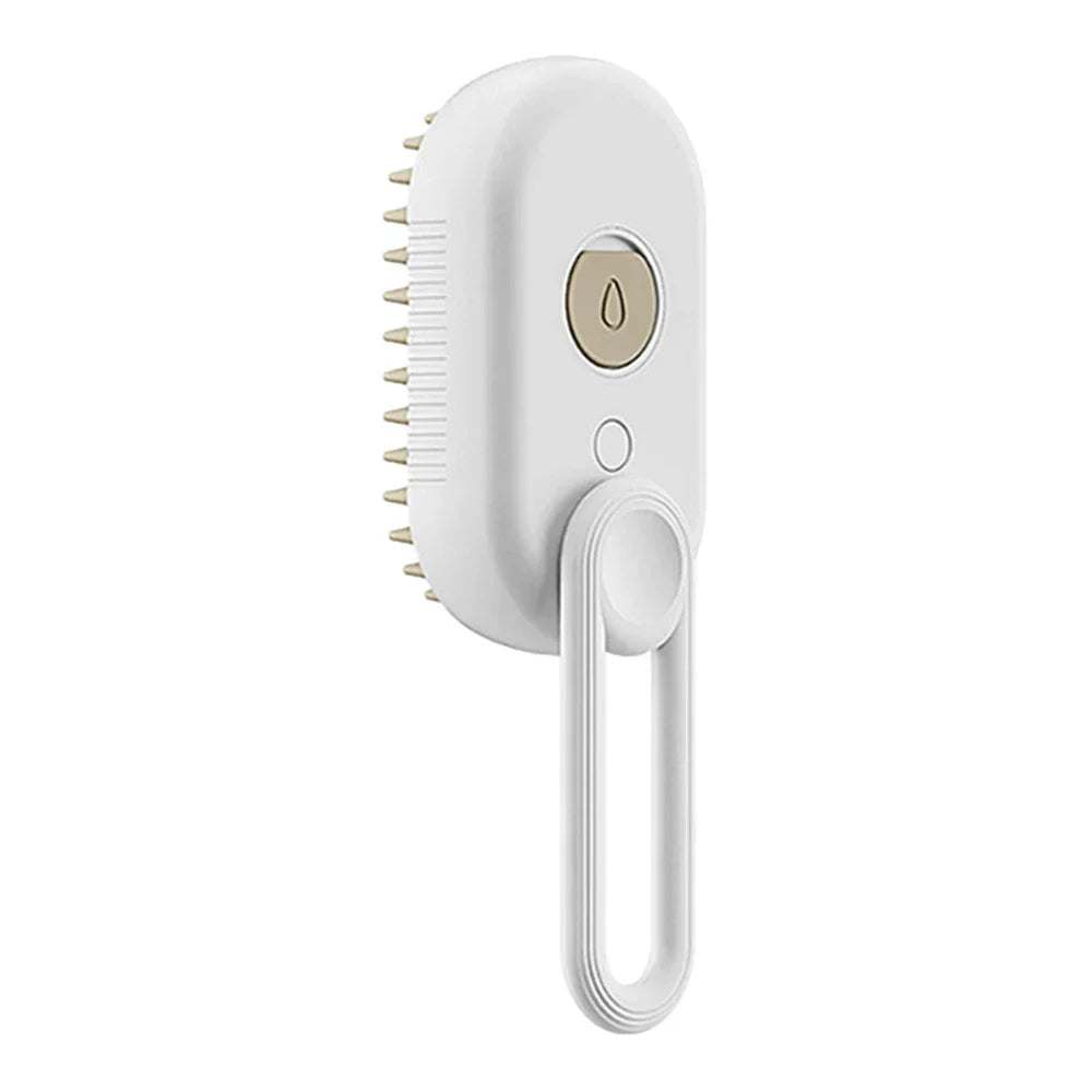 Escova elétrica a vapor 3 em 1 para animais, cuidado e remoção de pelo para cães e gatos