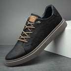 Tênis masculino casual confortável com sola almofadada e design neutro