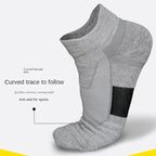 Meias desportivas mesh respirável pack 3 pares com forro atoalhado