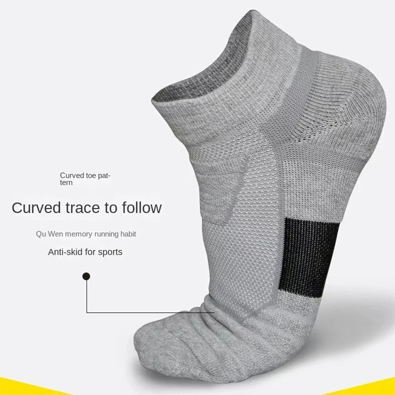 Meias desportivas mesh respirável pack 3 pares com forro atoalhado