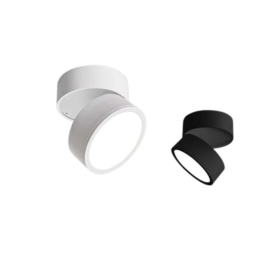 Candeeiro de teto LED regulável design minimalista em alumínio