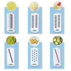 Conjunto de cortador multifuncional 12 em 1 em aço inoxidável, compacto, utensílios de cozinha