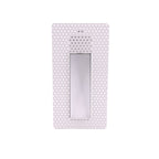 Luz de parede LED embutida com painel perfurado e sensor de movimento, 3W, para corredor e escadas