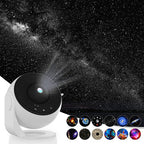 Projetor Galáxia LED 13 modos luz noturna estrelas planetas quarto