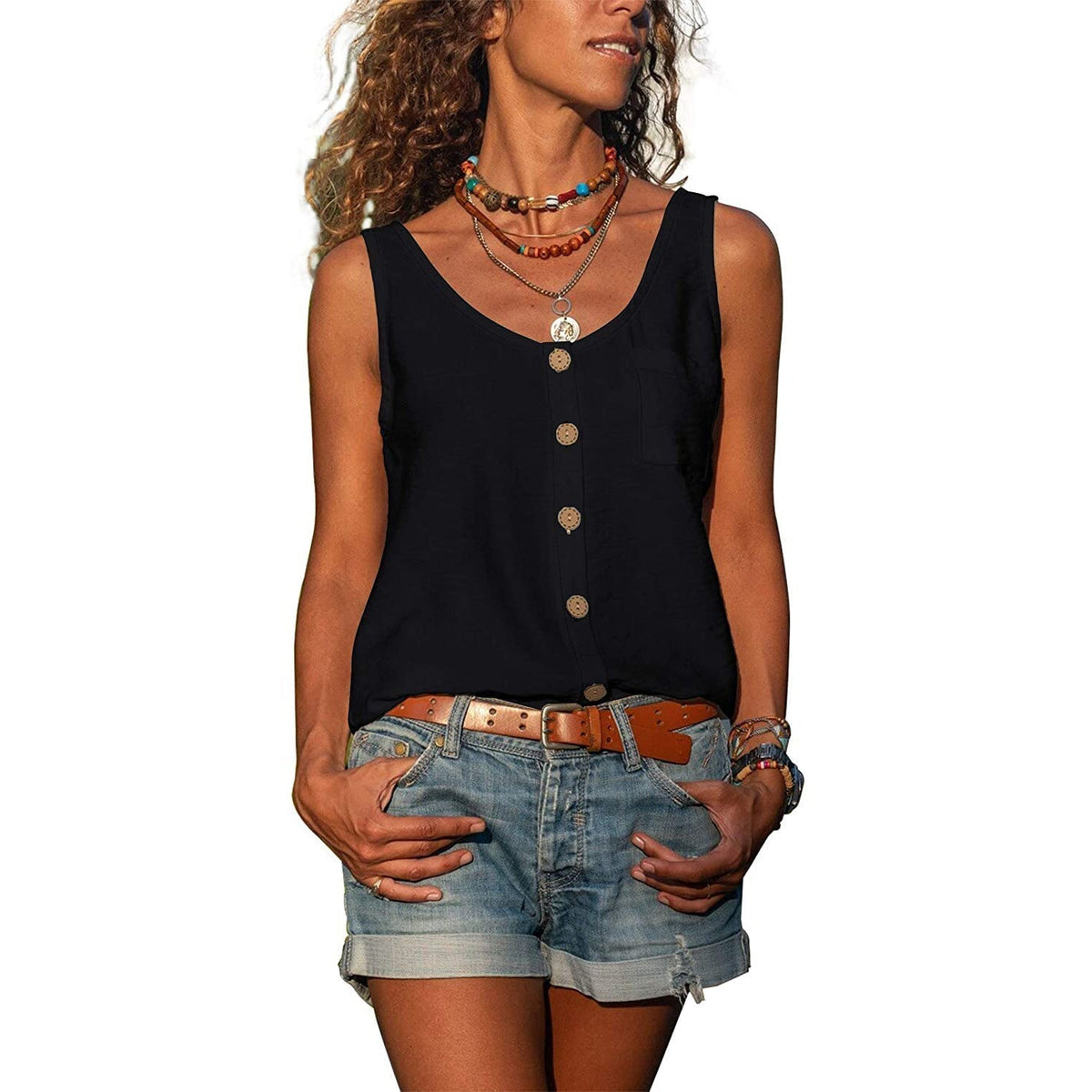 Tank top feminina corte slim respirável em várias cores