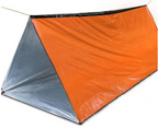 Tenda de sobrevivência Mylar para 2 pessoas resistente ao vento e frio