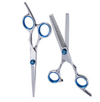 Kit de corte de cabelo profissional 10 peças com tesouras aço inoxidável para uso doméstico