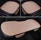 Capas de assento para carro conjunto 3 peças antiderrapante com efeito de massagem seda gelada