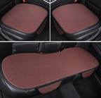 Capas de assento para carro conjunto 3 peças antiderrapante com efeito de massagem seda gelada