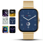 Smartwatch feminino slim monitor de saúde com ecrã touch colorido
