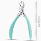 Cortador de unhas dos pés para idosos em aço inoxidável com cabo ergonómico antiderrapante