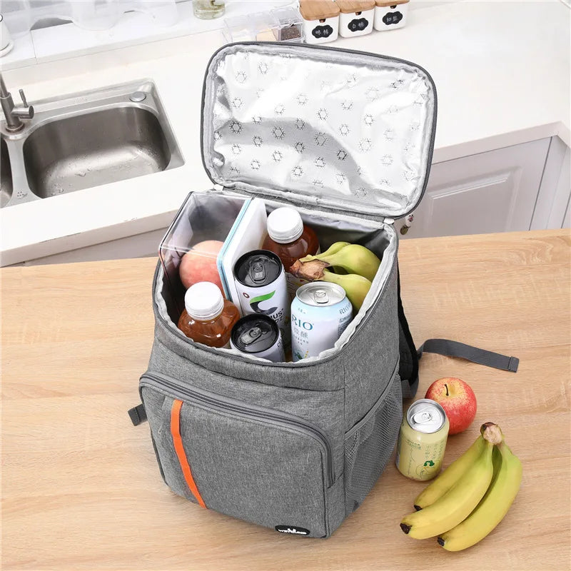 Bolsa térmica portátil 18L impermeável com forro EVA e exterior Oxford