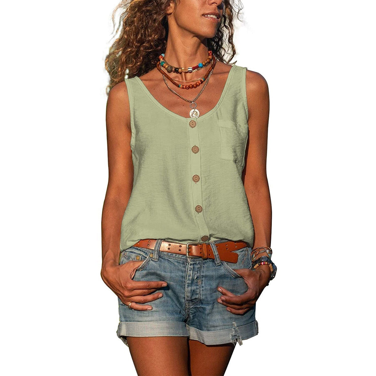 Tank top feminina corte slim respirável em várias cores