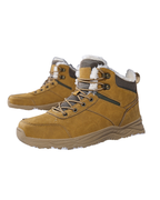 Botas de inverno masculinas com forro faux fur e sola antiderrapante