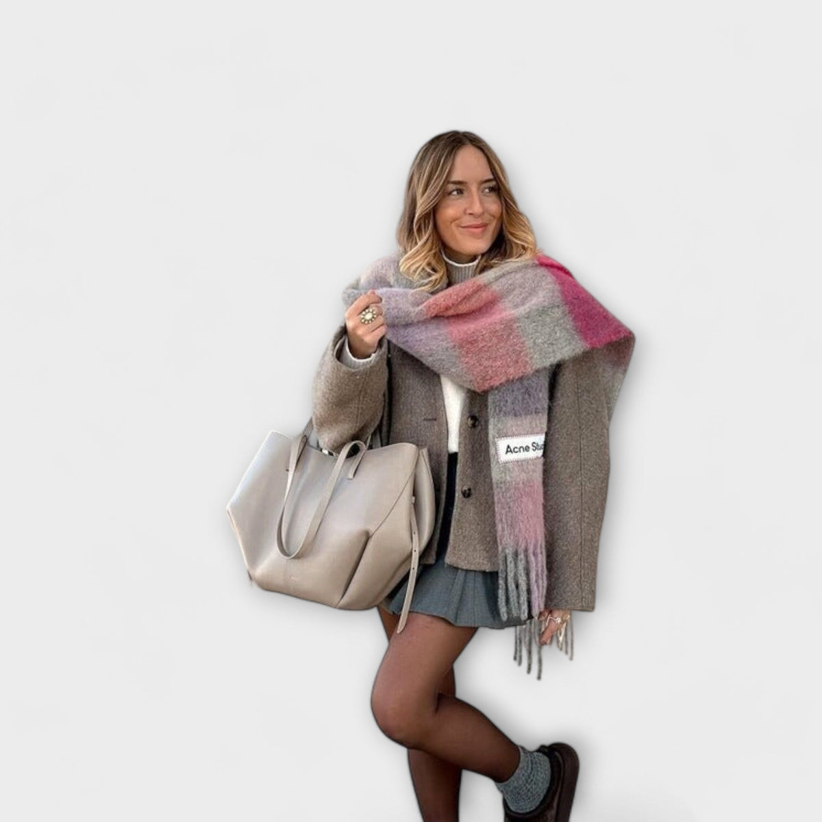 Bolsa tote vintage feminina espaçosa com fecho seguro estilo clássico