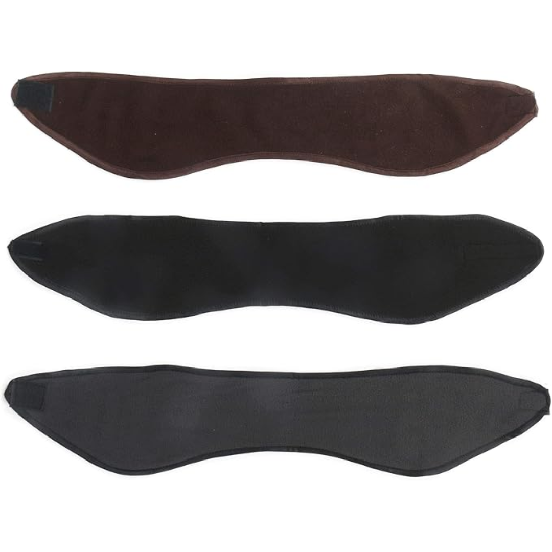 Kit 3 faixas de ouvido fleece unissex cinza preto azul-marinho tamanho único