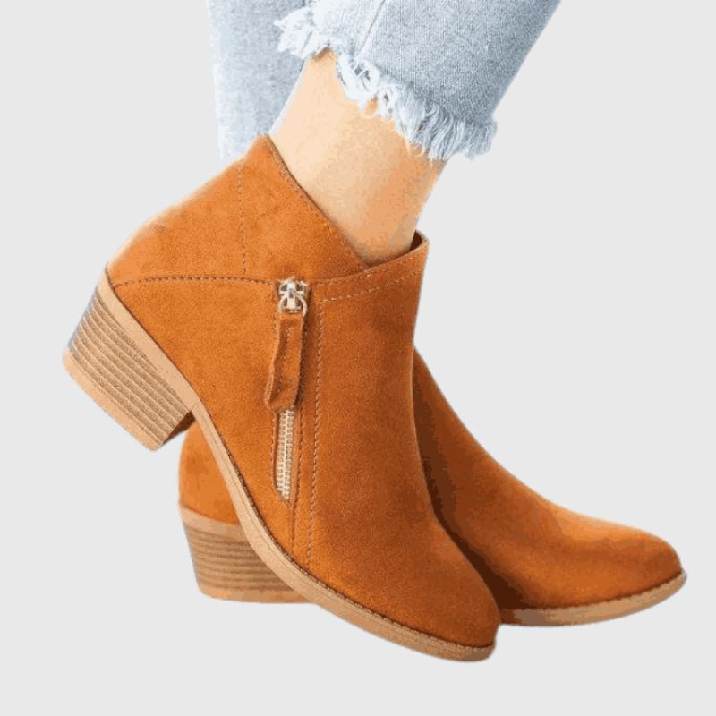 Botins chelsea tornozelo acolchoados com suporte ortopédico