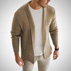 Cardigan homem malha tricot corte moderno disponível em várias cores