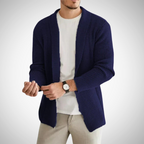 Cardigan homem malha tricot corte moderno disponível em várias cores