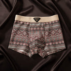 Cuecas boxer masculinas algodão orgânico com painéis de malha respirável