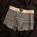 Cuecas boxer masculinas algodão orgânico com painéis de malha respirável