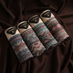 Cuecas boxer masculinas algodão orgânico com painéis de malha respirável