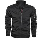 Bomber jacket leve homem corte folgado casual