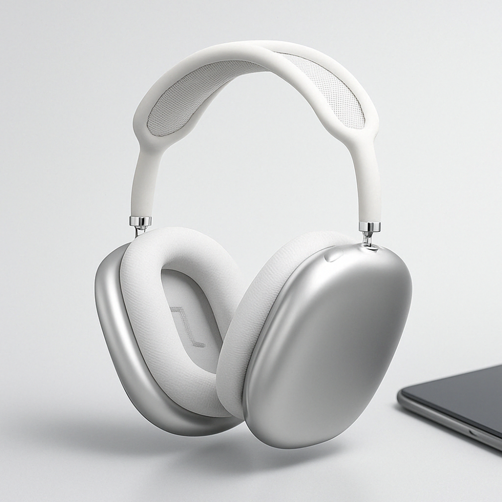 Auscultadores Bluetooth sem fios over-ear com cancelamento de ruído e microfone integrado