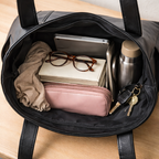 Tote bag feminina com alça ajustável design minimalista estruturado