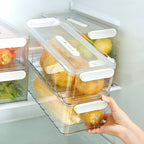 Caixa de armazenamento para frigorífico em PET alimentar, camada simples ou dupla