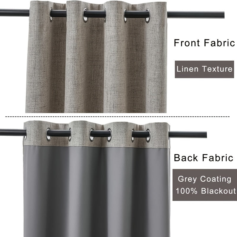 Cortina blackout isolamento térmico poliéster para quarto e sala