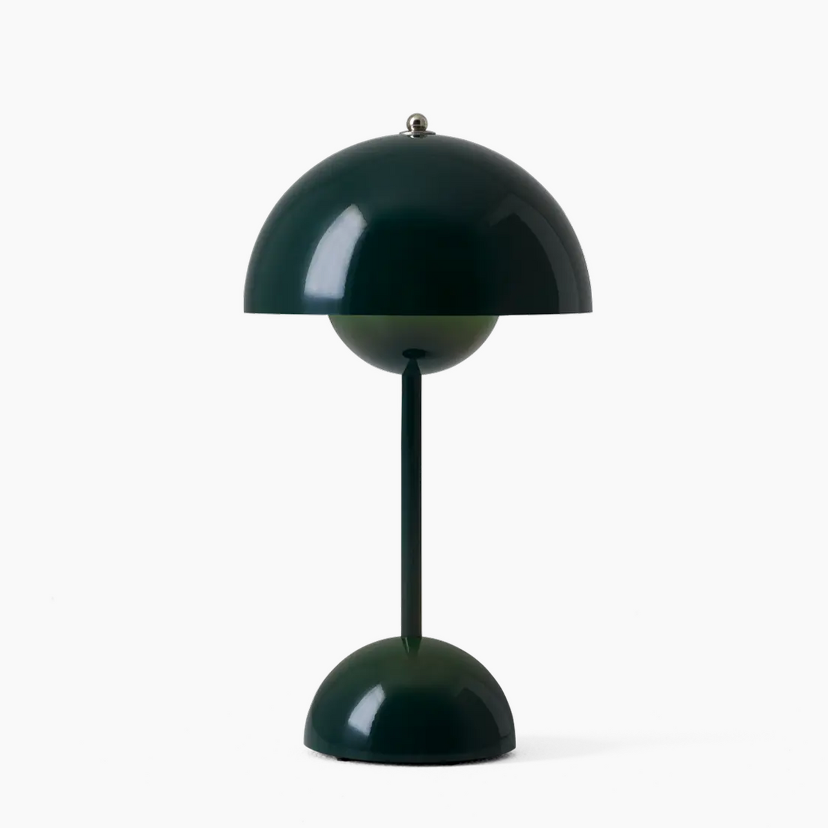 Candeeiro de mesa LED sem fios com cúpula moderna e controlo por toque