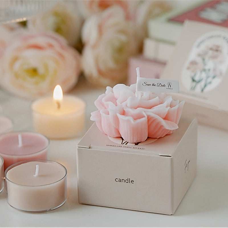 Vela perfumada de cravo decorativa, presente para Dia das Mães, Natal e Dia dos Namorados