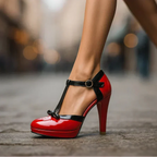 Scarpin salto alto elegante feminino bico alongado sola antiderrapante