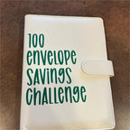 Pasta de Desafio 100 Dias planner de metas A5 colorida e motivacional