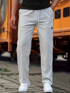 Calças homem algodão jogger confortáveis corte moderno