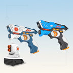 Conjunto laser tag com pistolas infravermelhos para 2 a 6 jogadores, brinquedo de ação para crianças