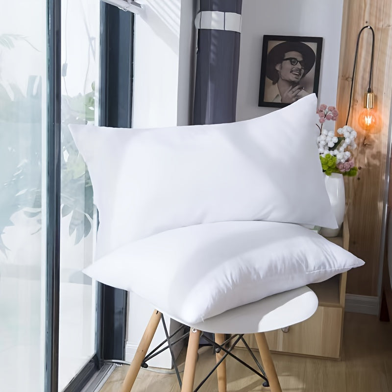 Almofadas de cama conjunto 2 peças, cobertura 100% algodão, macias e respiráveis