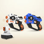 Conjunto laser tag com pistolas infravermelhos para 2 a 6 jogadores, brinquedo de ação para crianças