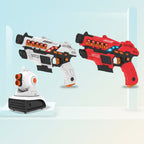 Conjunto laser tag com pistolas infravermelhos para 2 a 6 jogadores, brinquedo de ação para crianças