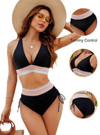 Biquini Controle Abdomen | Mulher, Aros Ajustáveis | Banda Larga
