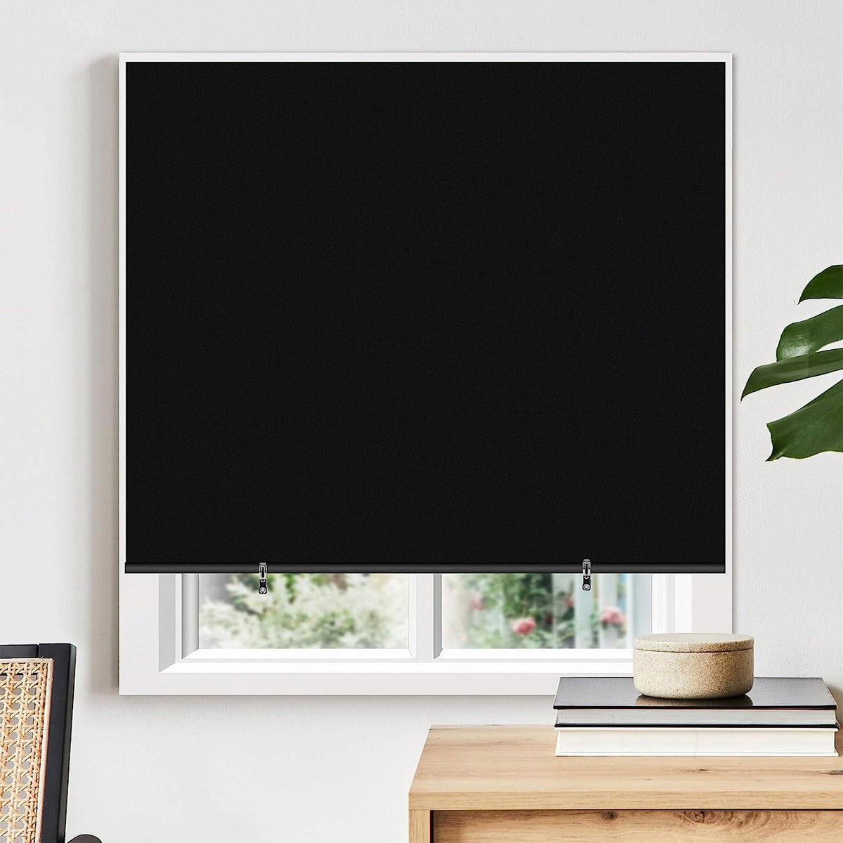 Cortinas blackout portáteis para quarto e viagens, bloqueio total de luz, poliéster