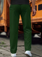 Calças homem algodão jogger confortáveis corte moderno