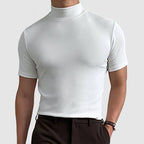 Camisola gola alta homem corte moderno casual