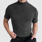Camisola gola alta homem corte moderno casual