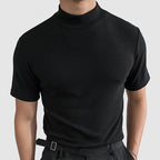 Camisola gola alta homem corte moderno casual